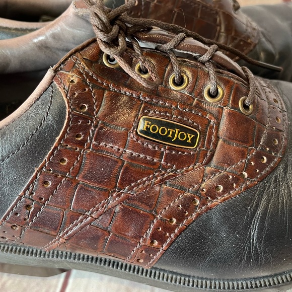 Foot-joy Dry Joy Men’s Golf shoes size 9M Optiflex 53494 pre-Owned VGUC - Picture 2 of 16